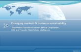 Business Sustainability and Emerging Markets