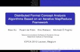 Distributed Formal Concept Analysis Algorithms Based on an Iterative MapReduce Framework