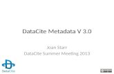DataCite Metadata 3.0