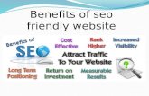 Benefits of seo friendly website