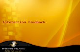 Interaction feedback