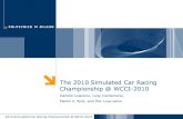 2010 Simulated Car Racing Championship @ WCCI-2010