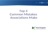 4 Common Mistakes Associations Make