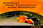 HCL Infosystems - Services Brochure