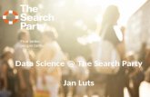 Data Science @ The Search Party (Dr. Jan Luts)