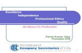 All about CS Profession: Excellence Independence Professional Ethics Quality