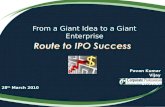 Route To IPO Success