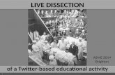 Live dissection of a Twitter-based educational activity