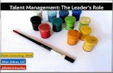 Talent Management..The Leader's Role