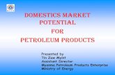 Domestics market potential for petroleum products u tin zaw myint