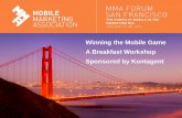Mobile Marketing Association Keynote - From Web Analytics to Customer Intelligence