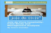 Joie de Vivre hospitality: Case study and Management analysis