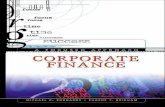 A focus approach corporate finance