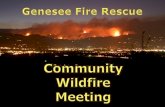 Community Wildfire presentation May 2014 for residents