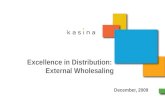 Excellence in Distribution: External Wholesaling