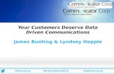 Your customers deserve data driven communications, Communicator Corp