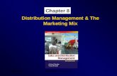Ch8: Distribution Management & The Marketing Mix