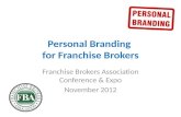 Personal Branding for Franchise Brokers