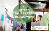5 Keys to Social Leadership Development - Webinar 08.28.14