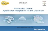Informatica Cloud Overview: Application Integration for the Cloud Era