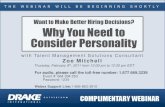Make Better Hiring Decisions - Consider Personality