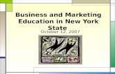 Business And Marketing Education In New York State