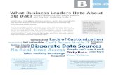 What Business Leaders Hate About Big Data