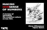 Making sense of numbers: A journey of spreading the Analytics culture at Tate