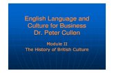 History Of British Culture