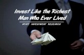 Invest Like the Richest Man Who Ever Lived