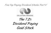 Five Top Paying Dividend Stocks Pt. 5