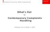 Recent research on customer complaints