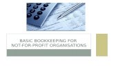 Basic Bookkeeping for Not-For-Profit Organisations