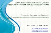 Computer Reservation System, Travel Reservation System, Travel Agency Software