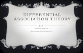 Differential association theory p. beavers