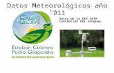 Datos metereologicos 2011