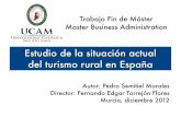 Análisis de la situación actual del Turismo Rural en España
