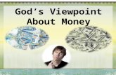 God's View Point About Money