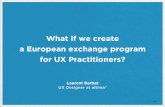 UX Lx Lightning Talk 2013 : Erasmux Exchange Program