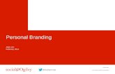 Personal Branding Workshop - by Leigh George