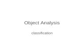 Unit 3 object analysis-classification