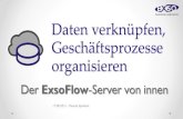 Daten verknüpfen - Geschäftsprozesse organisieren: der ExsoFlow-Server