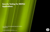 Securty Testing For RESTful Applications