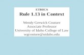 Rule 1.13 in Context