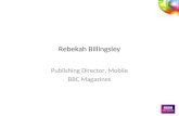 Mobile Media Strategy2011 Rebekah Billingsley