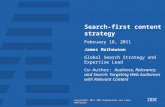 Search first content strategy