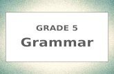 Grammar Grade 5