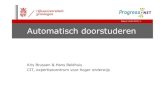 SISLink12 - Automatisch doorstuderen - Kris Brussen, Hans Beldhuis