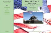 World War II letters Webquest