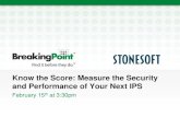 BreakingPoint & Stonesoft RSA Conference 2011 Presentation: Evaluating IPS